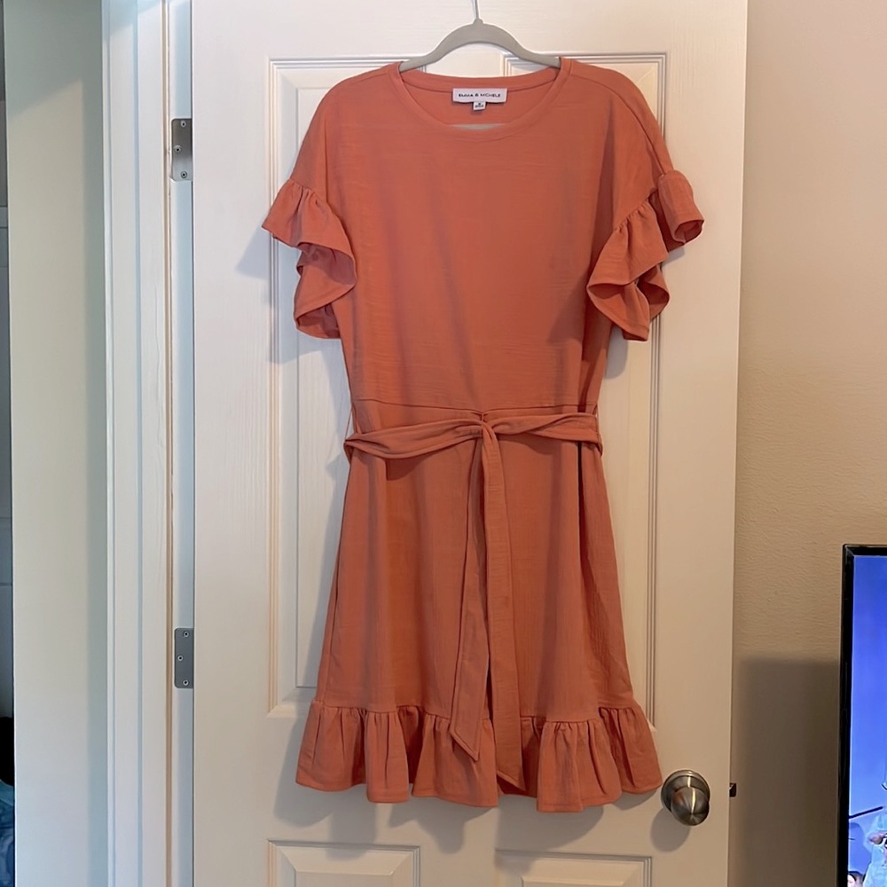 Below the knee length dress